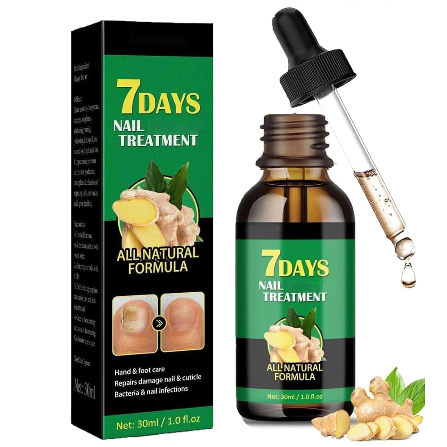 سيروم الزنجبيل لعلاج الأظافر نمو وتقوية خلال 7 أيام